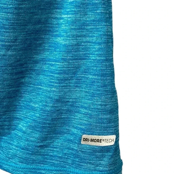 Athletic Works Dri-More, Heathered Blue Sporty Scoop Neck Top, Medium πββοΈ - Picture 4 of 7